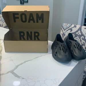 Brand New Yeezy Foam Rnnr Onyx. Size 11.